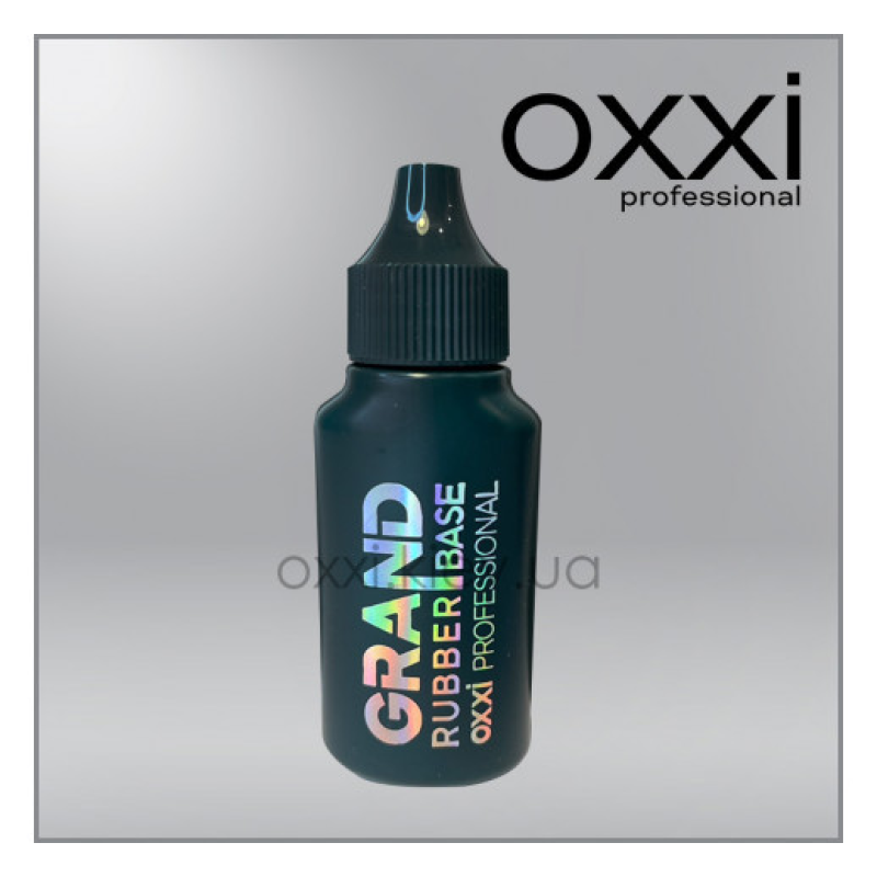 База каучукова для гель-лаку Oxxi Professional Grand Rubber Base (з тонким носиком), 30 мл