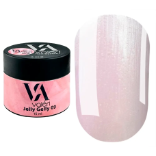 Гель-желе Valeri Jelly Gelly 15 мл №09 Світлий рожевий з перламутром