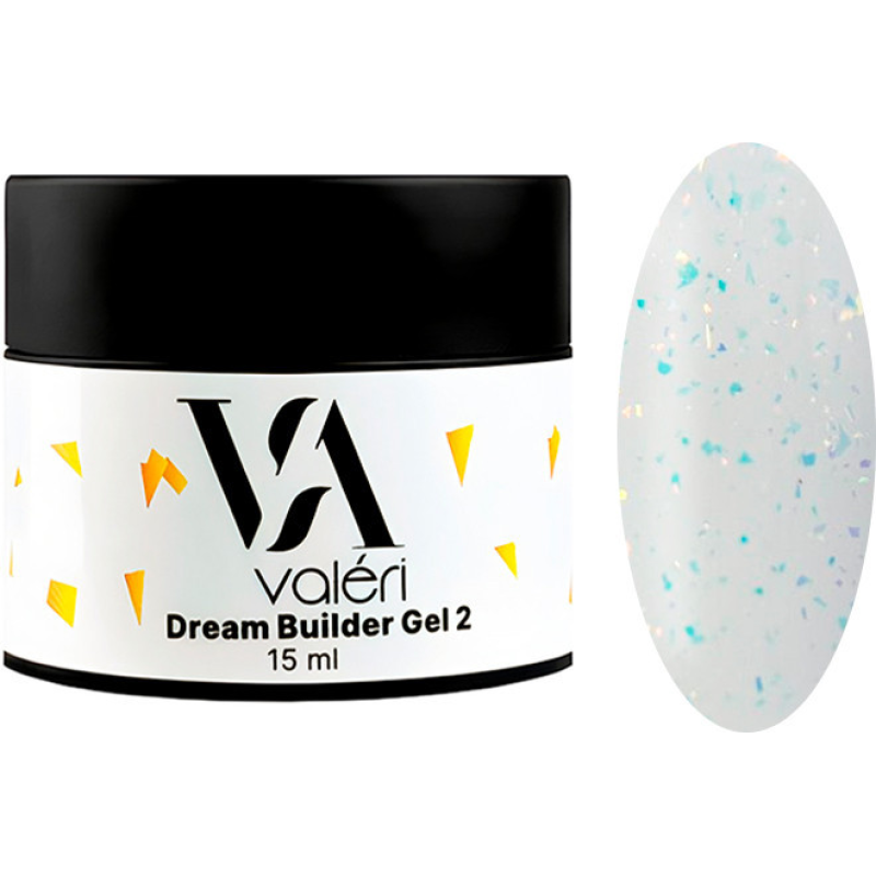 Гель для нарощення нігтів Valeri Dream Builder Gel, 002, 15 мл