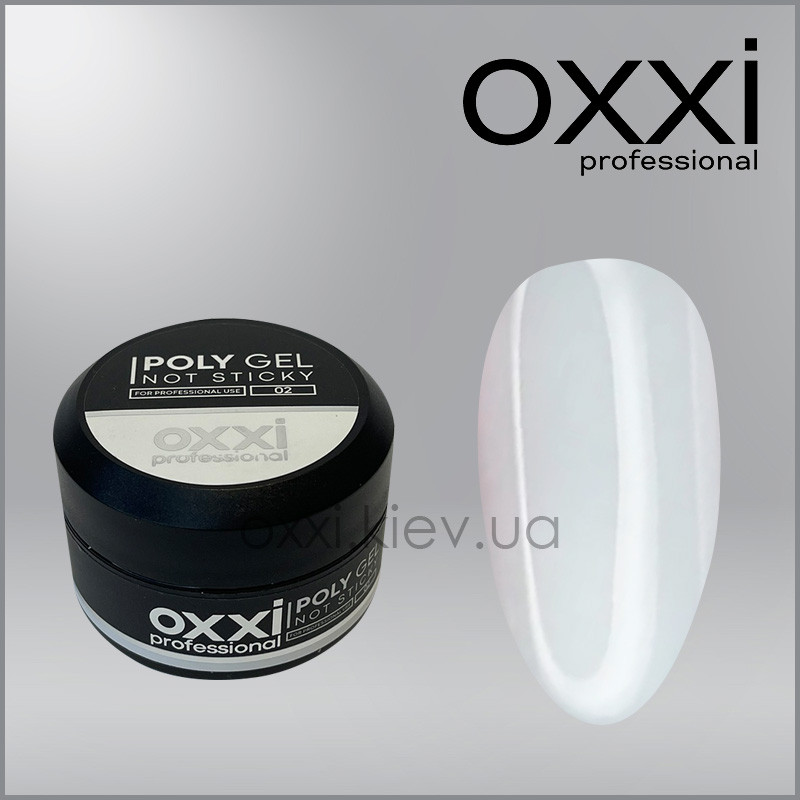 Полігель Poly Gel Not Sticky OXXI Professional, 2, молочний, 30мл