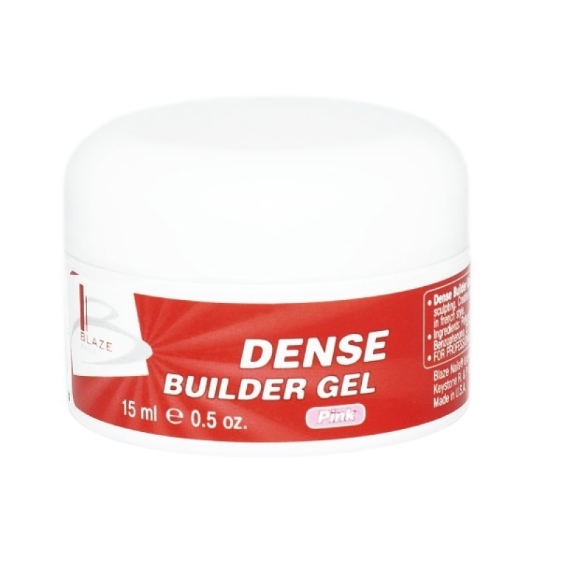 УФ-гель конструювальний густий, BLAZE Dense Builder Gel Pink, 15 мл
