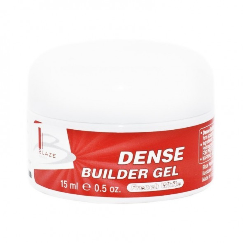 УФ-гель конструювальний густий, BLAZE Dense Builder Gel French White, 15 мл