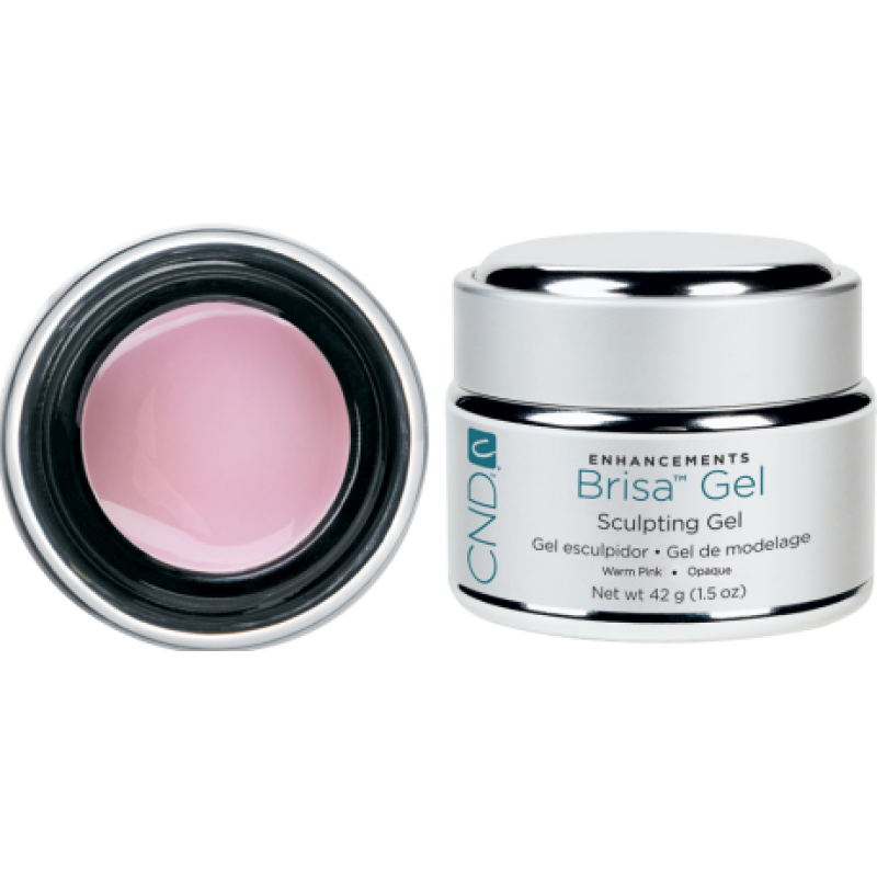 Моделювальний щільний рожевий гель BRISA Gel Warm Pink Opaque CND 42 г