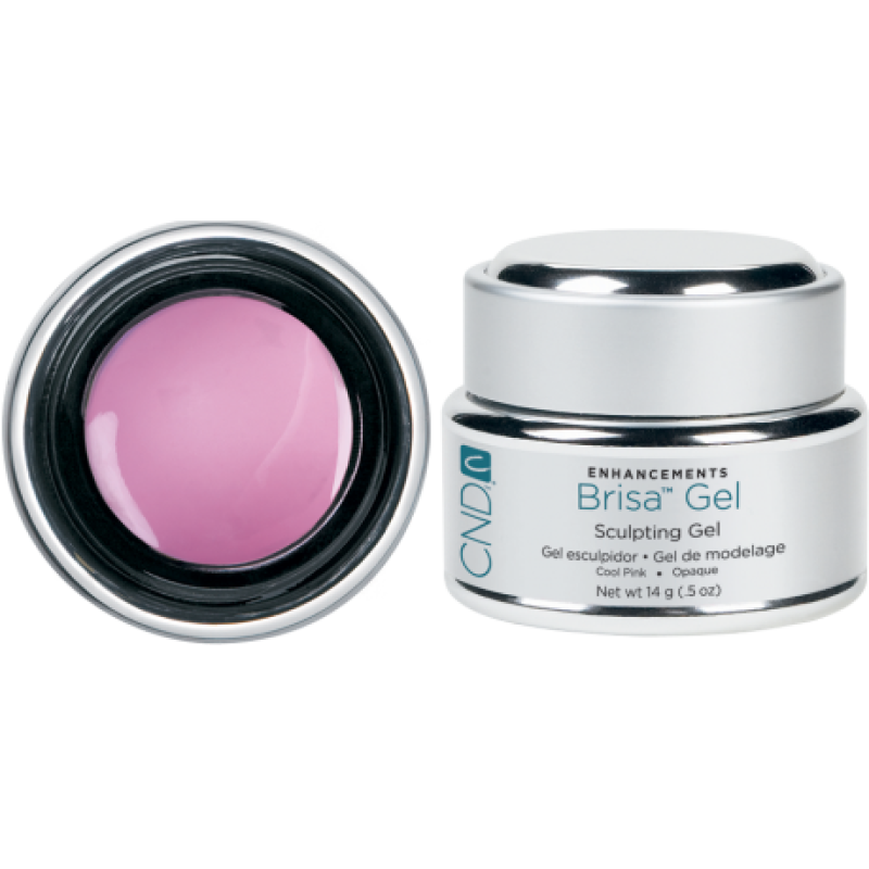 Моделювальний холодний щільний рожевий гель BRISA Gel Cool Pink Opaque CND 42 г