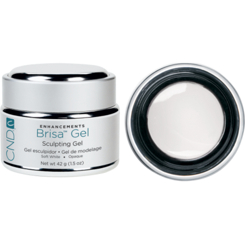 Моделювальний м“який білий гель BRISA Gel Soft White Opaque CND 42 г