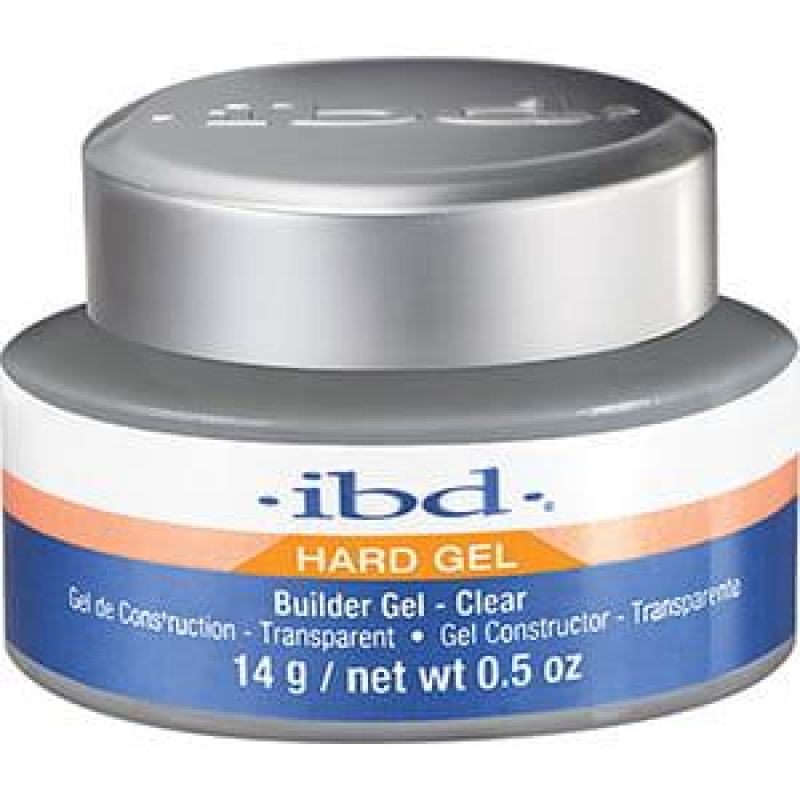 Гель IBD UV Builder Gel Clear 14 г, прозорий конструювальний гель.