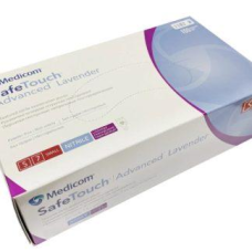 Рукавички нітрилові неопудрені Lavander Medicom (100 шт.) розмір M
