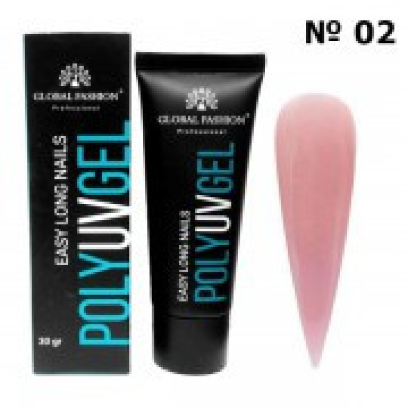 Полігель Global Fashion Poly UV Gel 02, 30 мл
