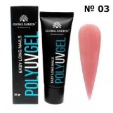 Полігель Global Fashion Poly UVGel 03, 30 мл
