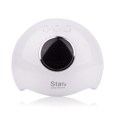 LED/UV Лампа STAR 6 гібридна (з дисплеєм) БІЛА 24 Вт
