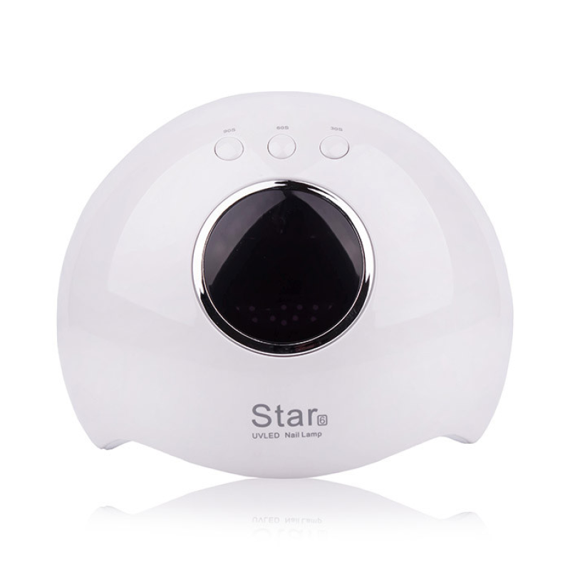 LED/UV Лампа STAR 6 гібридна (з дисплеєм) БІЛА 24 Вт
