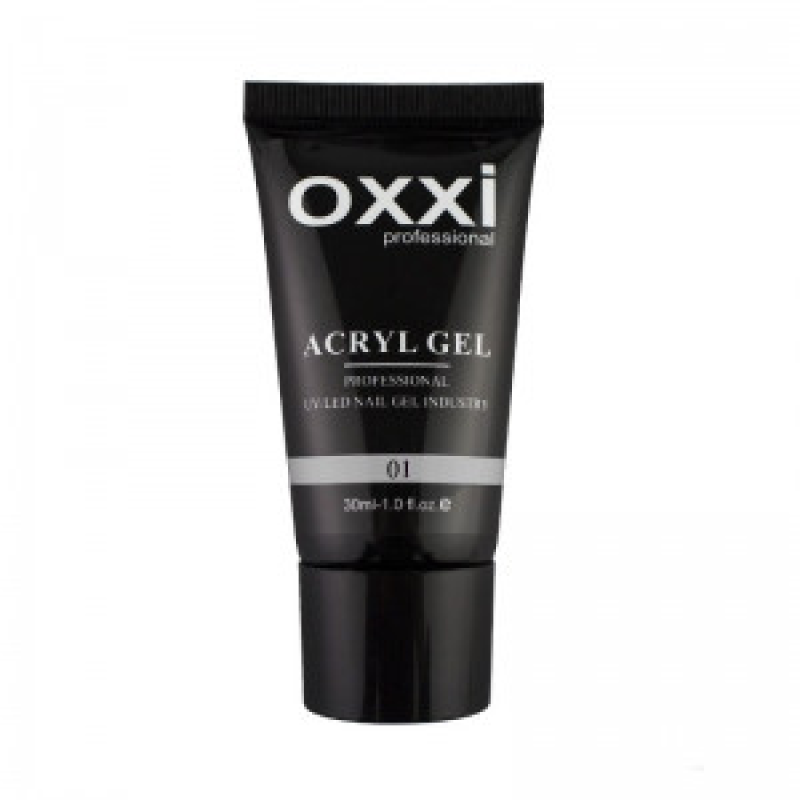 Акрил-гель (полігель) OXXI Professional 01 прозорий 30 мл