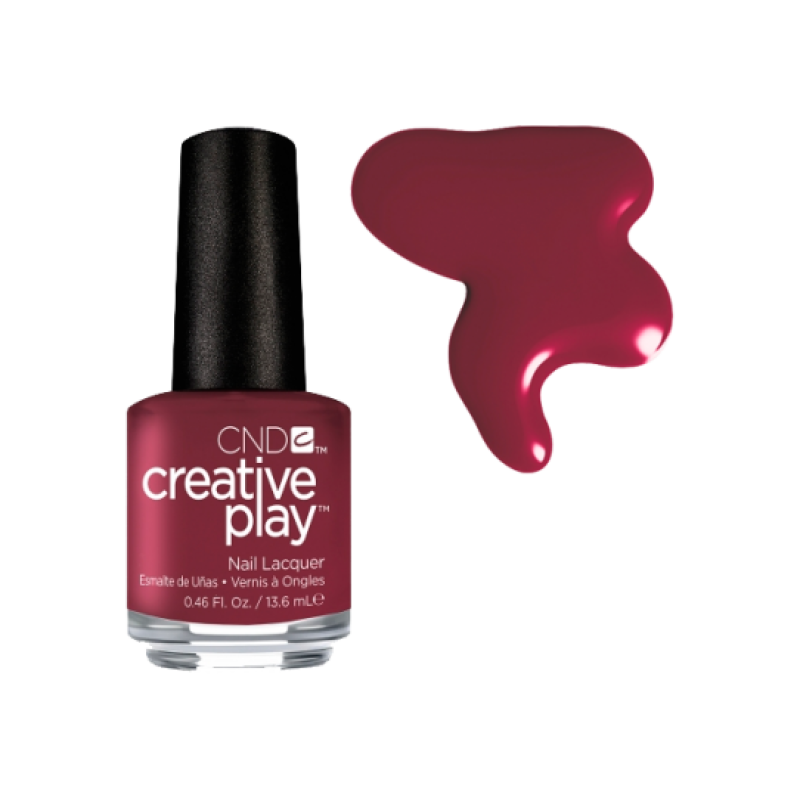 Лак для нігтів CNDTM CreativePlayTM Currantly Single #416, бордовий, емаль