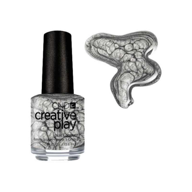 Лак для нігтів CNDTM CreativePlayTM Polish My Act #446, сірий металік