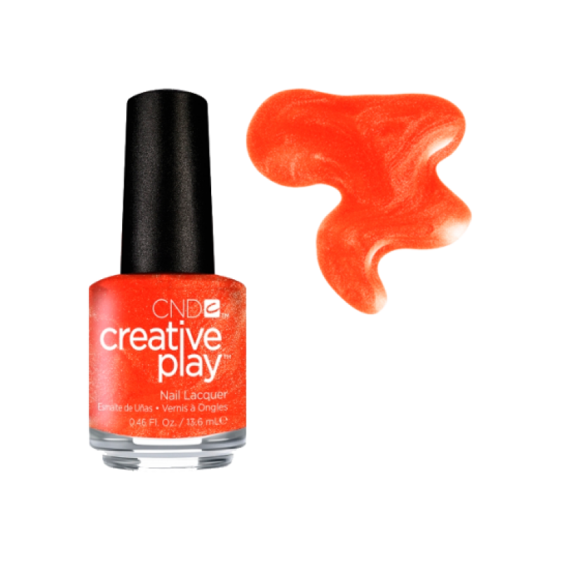 Лак для нігтів CNDTM CreativePlayTM Orange You Curious #421,морковий із шимером