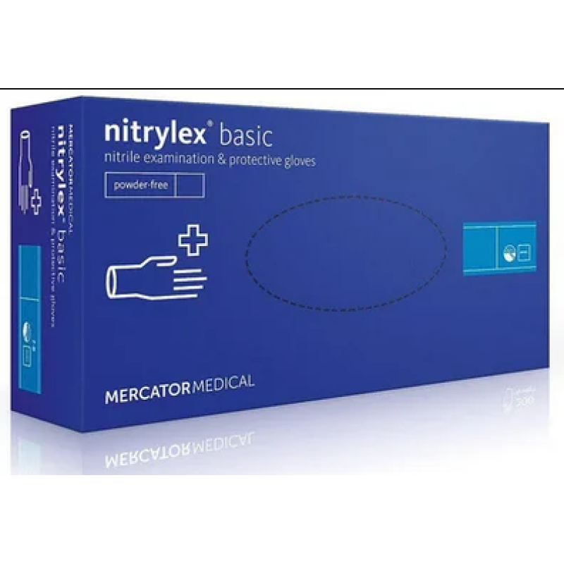 Нітрилові рукавички без пудри NITRYLEX® PF PROTECT
