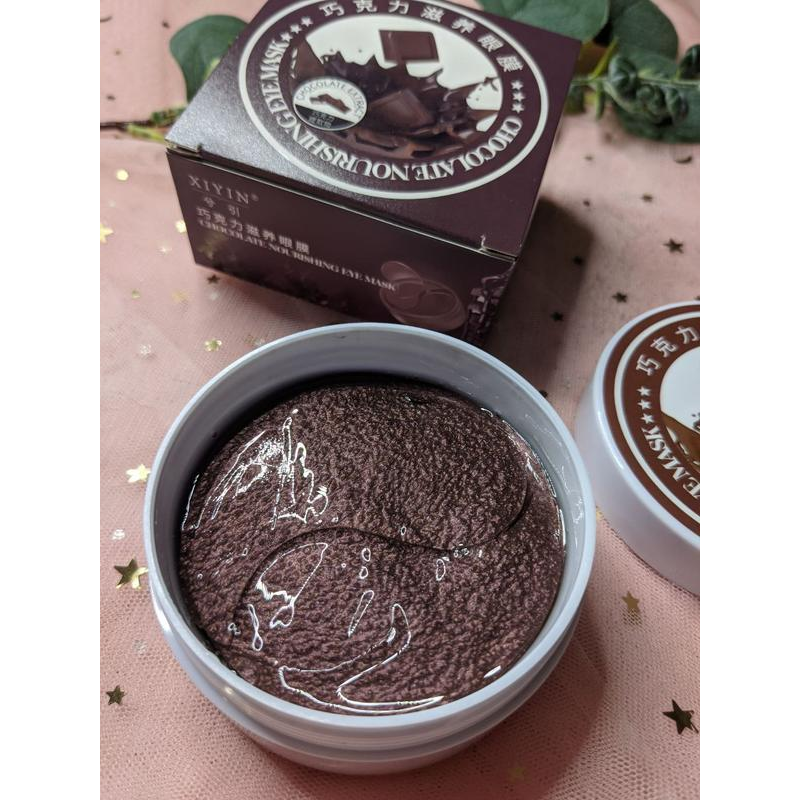 Омолоджувальні патчі для очей sersanlove xiyin chocolate з екстрактом шоколаду (60 штук, 30 пар)