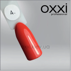 ГЕЛЬ-ЛАК OXXI 4 БЛЕДНИЙ КРАСНИЙ, ЕМАЛЬ, 10МЛ