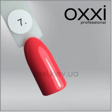 ГЕЛЬ-ЛАК OXXI 7 КРАСНО-КОРАЛОВИЙ, ЕМАЛЬ, 10МЛ