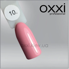 ГЕЛЬ-ЛАК OXXI 10 БЛЕДНИЙ РОЗОВО-КОРАЛОВИЙ, ЕМАЛЬ, 10МЛ