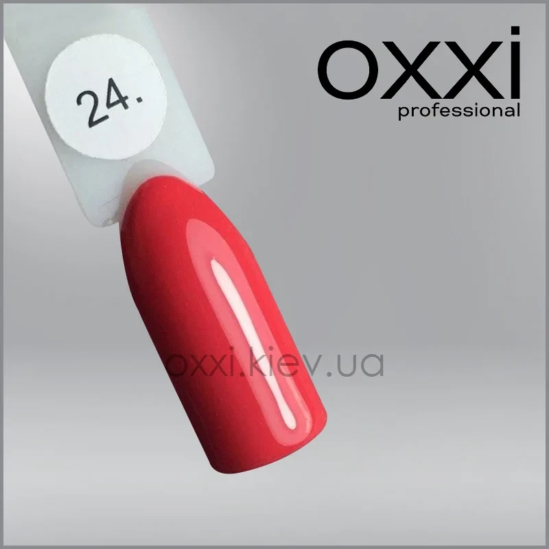ГЕЛЬ-ЛАК OXXI 24 ОРАНЖЕВО-КРАСНИЙ, ЕМАЛЬ, 10МЛ