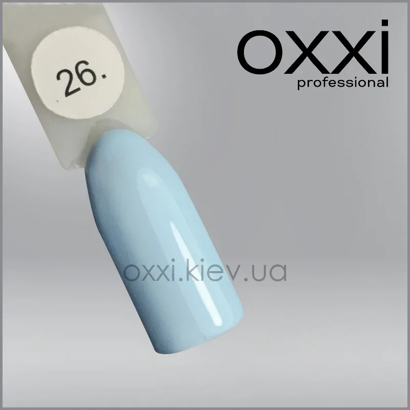 ГЕЛЬ-ЛАК OXXI 26 ГОЛУБИЙ, ЕМАЛЬ, 10МЛ
