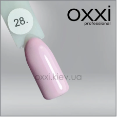 ГЕЛЬ-ЛАК OXXI 28 СВІТЛИЙ СИРЕНЕВО-РОЗОВИЙ, ЕМАЛЬ, 10МЛ