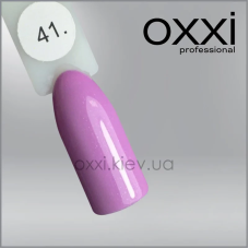 ГЕЛЬ-ЛАК OXXI 41 СВІТЛИЙ ЛІЛОВИЙ З ЕЛЕ ЗАМЕТНИМ МІКРОБЛЕСКОМ, 10МЛ