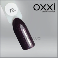 ГЕЛЬ-ЛАК OXXI 78 ТЕМНЫЙ КОРИЧНЕВЫЙ, МИКРОБЛЕСК, 10МЛ