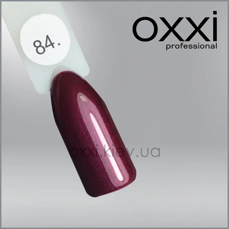 ГЕЛЬ-ЛАК OXXI 84 МАРСАЛА С МИКРОБЛЕСКОМ, 10МЛ