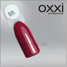 ГЕЛЬ-ЛАК OXXI 88 ТЕМНИЙ КРАСНО-МАЛІНОВИЙ, ЕМАЛЬ, 10МЛ