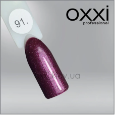 ГЕЛЬ-ЛАК OXXI 91 ЯГОДНЫЙ С МИКРОБЛЕСКОМ, 10МЛ