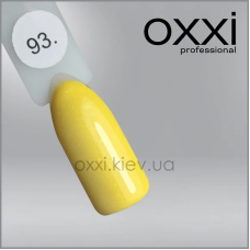 ГЕЛЬ-ЛАК OXXI 93 ЖЕЛТИЙ З ЕЛЕ ЗАМЕТНИМИ БЛЕСТКАМИ, 10МЛ