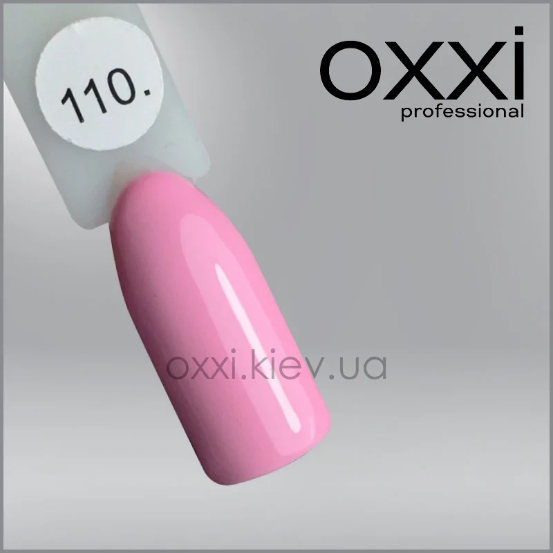 ГЕЛЬ-ЛАК OXXI 110 НЕЖНИЙ РОЗОВИЙ, ЕМАЛЬ, 10МЛ