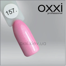ГЕЛЬ-ЛАК OXXI 157 ЯРКИЙ НЕЖНО-РОЗОВЫЙ С МИКРОБЛЕСКОМ, 10МЛ