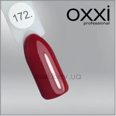 ГЕЛЬ-ЛАК OXXI 172 ТЕМНИЙ КРАСНИЙ, ЕМАЛЬ, 10МЛ