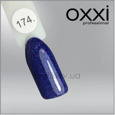 ГЕЛЬ-ЛАК OXXI 174 ФИОЛЕТОВО-СИНИЙ, МИКРОБЛЕСК, 10МЛ