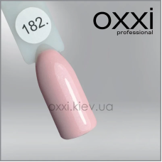 ГЕЛЬ-ЛАК OXXI 182 НЕЖНИЙ ПерсиКОВО-РОЗОВИЙ З ЕЛЕ ЗАМЕТНИМ МІКРОБЛЕСКОМ, 10МЛ