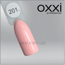 ГЕЛЬ-ЛАК OXXI 201 СВІТЛИЙ Персиково-РОЗОВИЙ, ЕМАЛЬ, 10МЛ