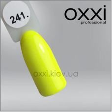 ГЕЛЬ-ЛАК OXXI 241 ЯРКИЙ ЛИМОННО-ЖЕЛТЫЙ, НЕОНОВЫЙ, 10МЛ
