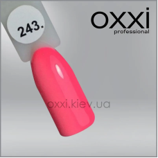ГЕЛЬ-ЛАК OXXI 243 ЯРКИЙ РОЗОВИЙ, НЕНОВИЙ, 10МЛ