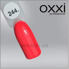 ГЕЛЬ-ЛАК OXXI 244 ЯРКИЙ КОРАЛІЛИЙ, НЕНОВИЙ, 10МЛ
