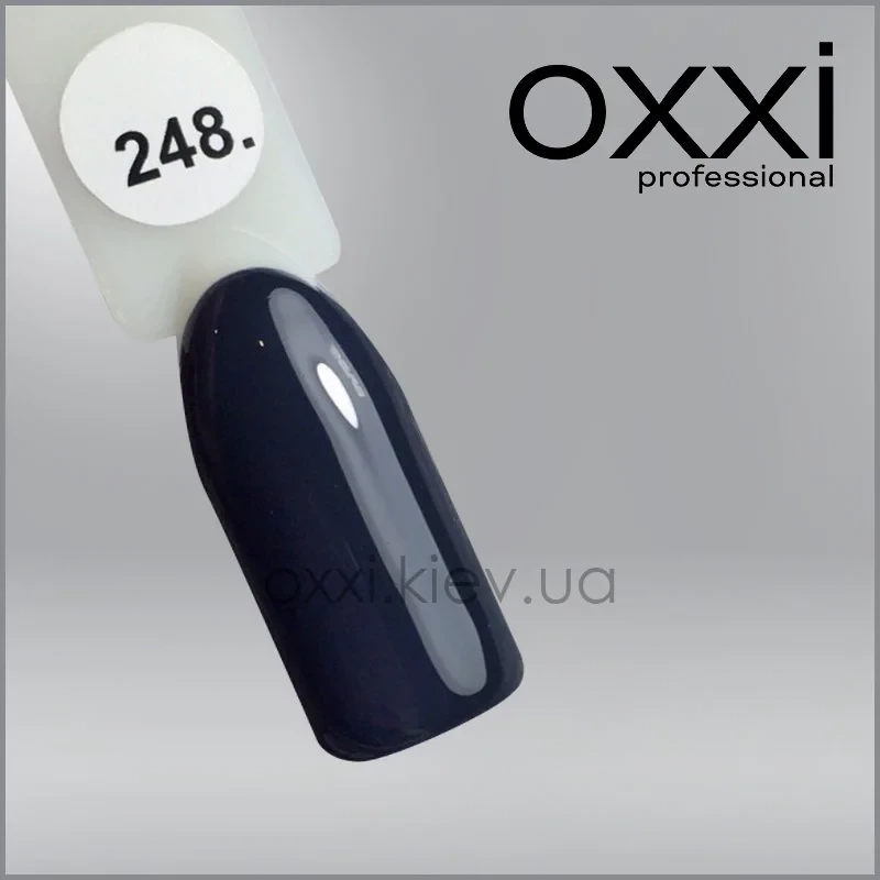 ГЕЛЬ-ЛАК OXXI 248 ТЕМНИЙ ГРАФІТОВИЙ, ЕМАЛЬ, 10МЛ