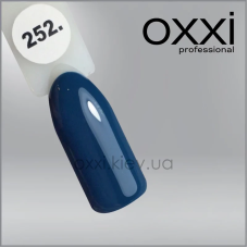 ГЕЛЬ-ЛАК OXXI 252 ТЕМНИЙ БІРЮЗОВИЙ, ЕМАЛЬ, 10МЛ
