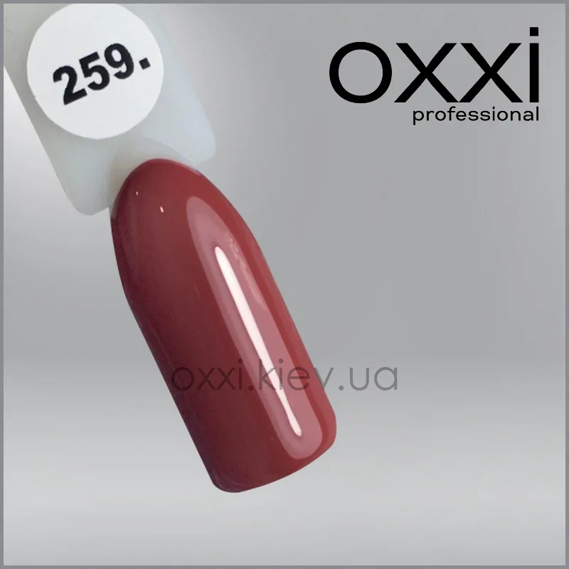 ГЕЛЬ-ЛАК OXXI 259 КРАСНА ГЛИНА, ЕМАЛЬ, 10МЛ