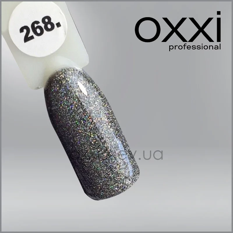 ГЕЛЬ-ЛАК OXXI 268 ЧЕРНЫЙ, МИКРОБЛЕСК, 10МЛ