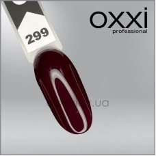 ГЕЛЬ-ЛАК OXXI 299 ТЕМНО-КРАСНИЙ, ЕМАЛЬ, 10МЛ