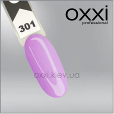 ГЕЛЬ-ЛАК OXXI 301, РОЗОВО-ЛІЛОВИЙ, 10МЛ