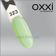 ГЕЛЬ-ЛАК OXXI 323, СВЕТЛЫЙ МЯТНО-САЛАТОВЫЙ, 10МЛ
