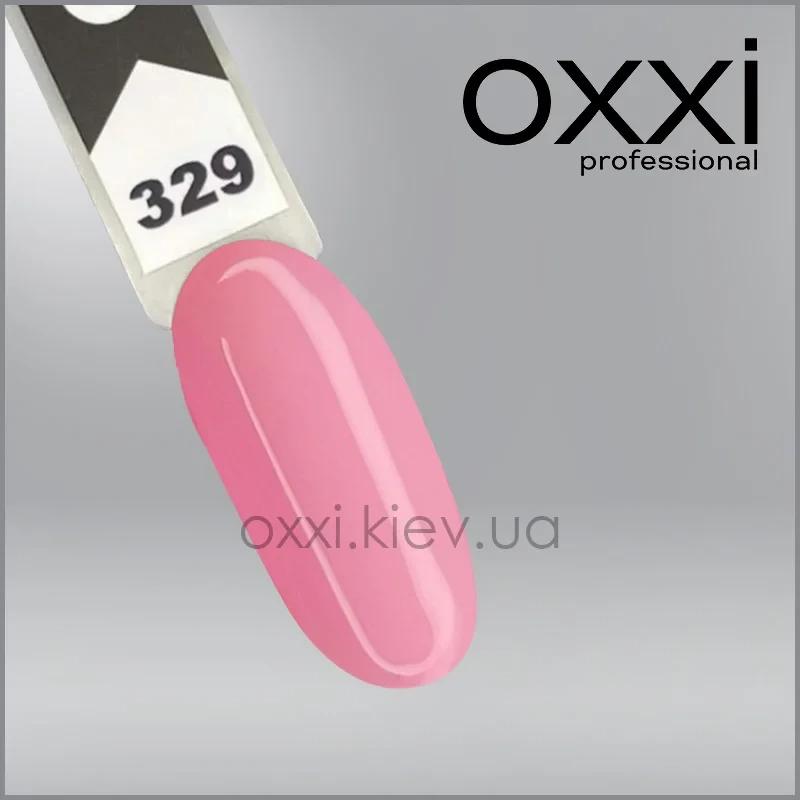 ГЕЛЬ-ЛАК OXXI 329, РОЗОВИЙ ФЛАМІНГО, 10МЛ